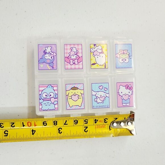 Brand New Japan Sanrio Hello Kitty & Characters 8 Slots Pills Case - Picture 12 of 12